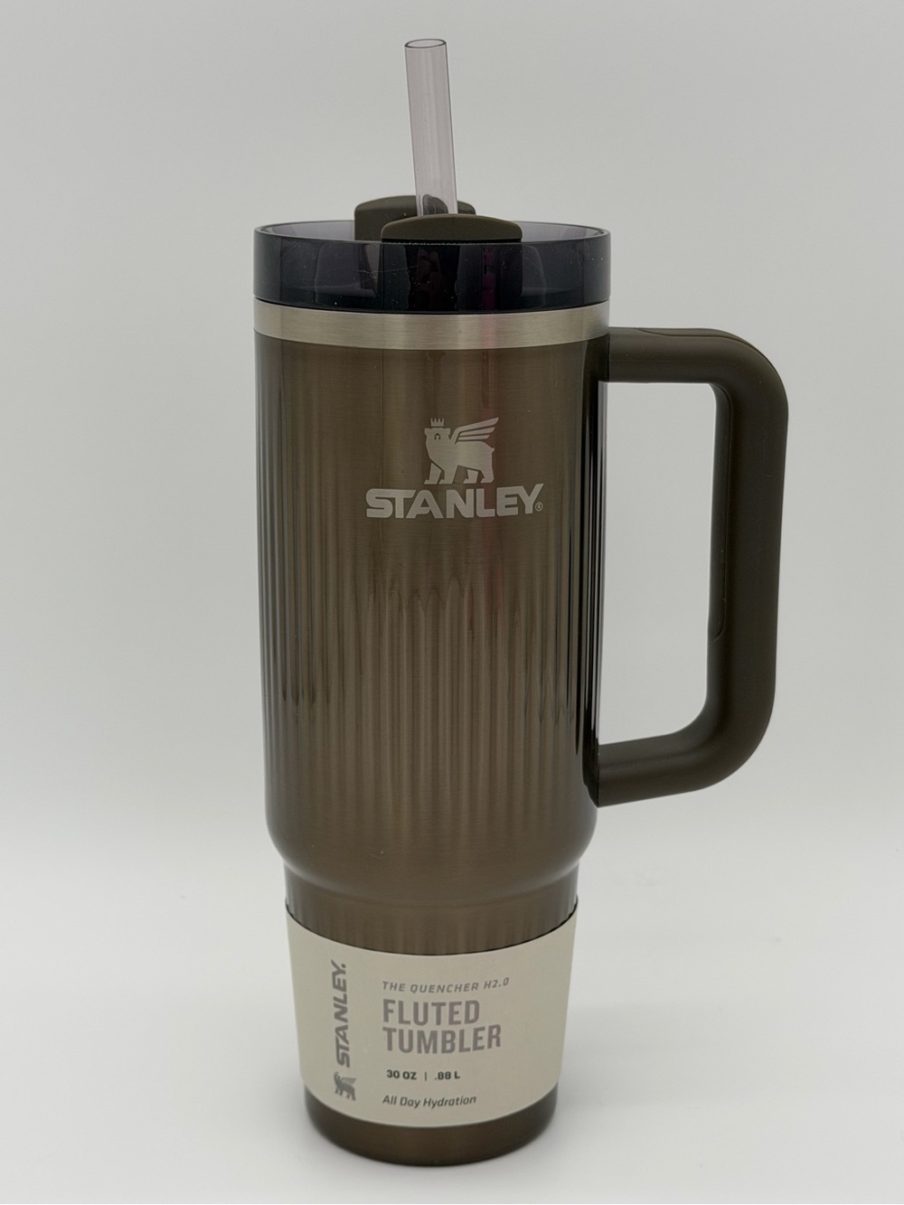 Gunmetal Shine Textured Stanley Quencher 30oz